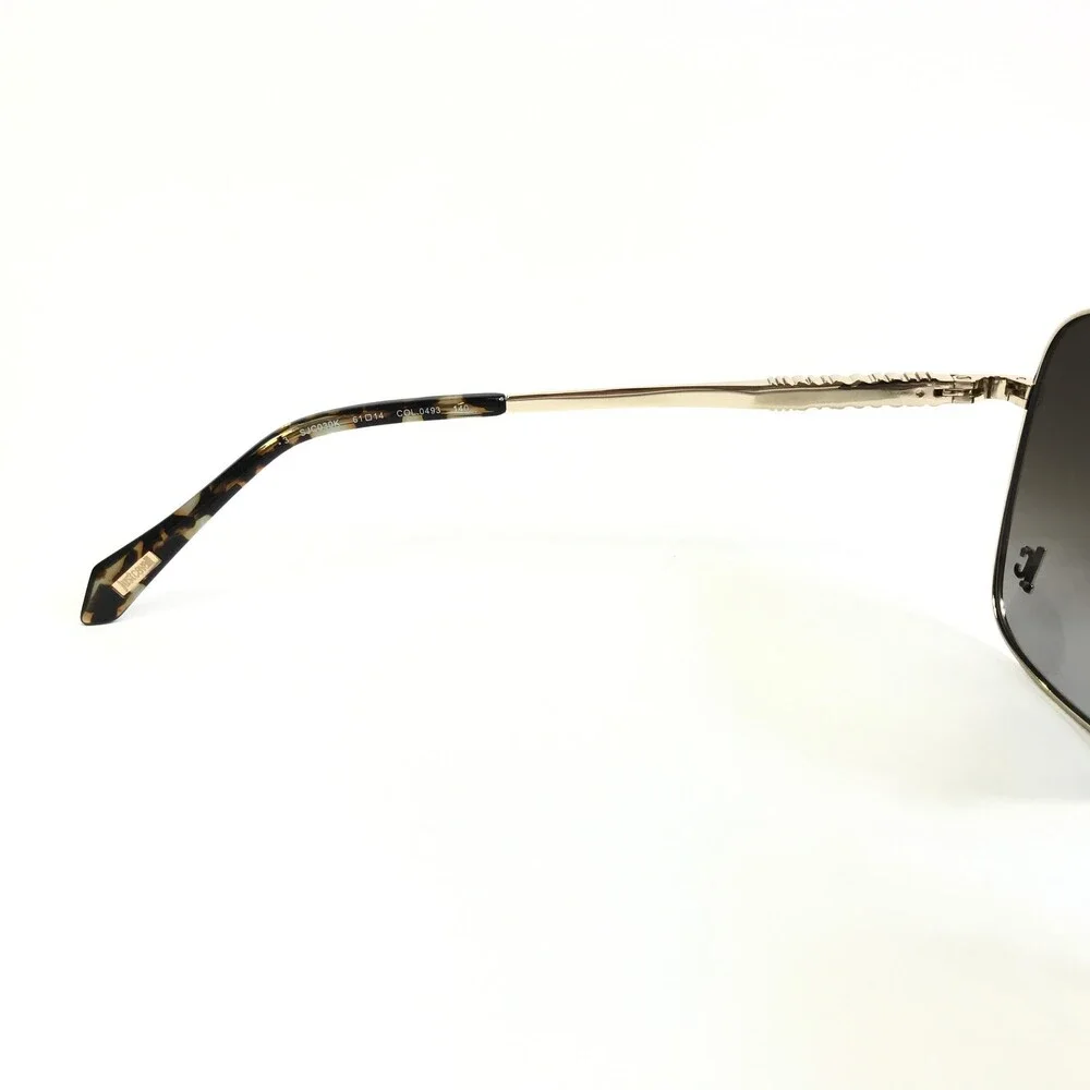 Just Cavalli Sunglasses SJC030K COL.0493 Gold Aviators w/ Brown Lenses 61-14-140